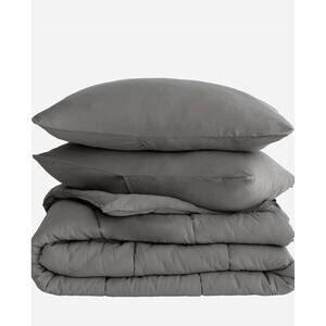 NEW DANSKIN perform performex comforter set in charcoal